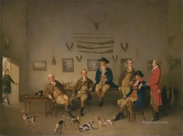 Members of the Carrow Abbey Hunt Philip Reinagle Oil Paintings